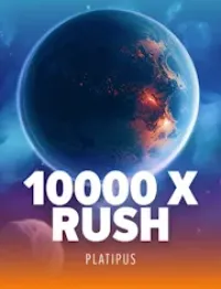10000 x rush game logo